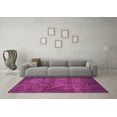 thumbnail image 3 of Ahgly Company Indoor Round Abstract Pink Modern Area Rugs, 8' Round, 3 of 4