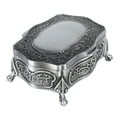thumbnail image 1 of Metal Jewelry Box, Vintage Trinket Box Rustproof  For Rings, 1 of 8