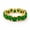 Rose Plated, variant on Emerald Eternity Band Ring, Heart Shape Emerald Gemstone 925 Sterling Silver Matching Band Ring, May Birthstone Ring, Stackable Ring, Green Gemstone Ring, Handmade Jewelry
