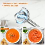 Bonsenkitchen Hand Blender, Immersion Handheld Blender 2-Speed