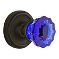 thumbnail image 2 of Nostalgic Warehouse Clacrc_Dd_Nk Classic Solid Brass Rose Dummy Door Knob Set - Nickel, 2 of 7
