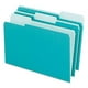 Pendaflex 421013AQU Dossiers de Fichiers Intérieurs 1/3 Coupe- Onglet Supérieur- Lettre- Aqua- 100/boîte – image 2 sur 2
