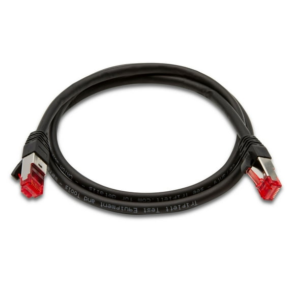 Triplett Voice and Data Patch Cable,6A,10 GBps CAT6A-3BK