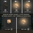 thumbnail image 4 of WOBOGO Red Rose Cat Night Light Lamp Set of 2 with Smart Sensor Dusk to Dawn Sensor 0.6W Plug-in, 4 of 7