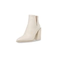 thumbnail image 6 of Steve Madden Taylen Bone Leather Zipper Closure Pointed Toe Collar Notched Boots (Bone Leather, 11), 6 of 9