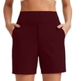thumbnail image 2 of KIHOUT Women's High Waisted Tummy Control Athletic Shorts Stretchy Pocketed Running Yoga Casual All Season Wear, 2 of 8