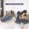 VAVSEA Pregnancy Pillows with 2 Covers, UShape Full Body Pillow for