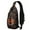 Witch Pumpkin Halloween, variant on Sling Backpack,Witch's Brew Halloween Pattern Crossbody Bag with Water Bottle Holder,Waterproof Sling Bag for Men/Women with Chest Phone Holder for Hiking,Travel