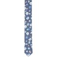 thumbnail image 1 of Penguin Mens Floral Skinny Self-tied Necktie, Azul, Talla única Penguin Corbata (Atada a sí misma), 1 of 1