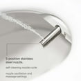 thumbnail image 3 of Brondell Swash SE600 Bidet Toilet Seat, Fits Elongated Toilets, White - Oscillating Stainless-Steel Nozzle, Warm Air Dryer, Ambient Nightlight, 3 of 11