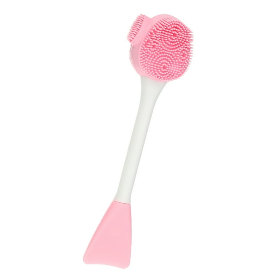 Vocoste Silicone Facial Cleansing Brush Multifunction Face Scrubber for Face Skincare Pink White 6.1'x1.57'