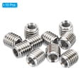 thumbnail image 3 of Unique Bargains Adaptateurs Filetage Manchon Réducteur Écrou M10x1.5 Mâle à M6x1.0 Femelle pour Réparer Insert Écrou Vis Réducteur 10mm 10 Pcs, 3 of 5