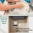 thumbnail image 3 of Electric water heater,Led Display Led Temperature 3000w Display Heater Water Heater Wall-mounted Led Heater Wall-mounted Adjustment Remote Heater Radirus Nebublu Heater Temperature Kitchen, 3 of 6