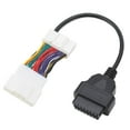 thumbnail image 1 of OBDII Connector Splitter, ABS Car Diagnostic Adapter Tool Cable Replacement For Model 3 Y 2019 2020 2021, 1 of 8