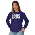 thumbnail image 3 of Anti Social Dog Lover Pet Puppy Owner Long Sleeve TShirt Men Women Brisco Brands 2X, 3 of 6