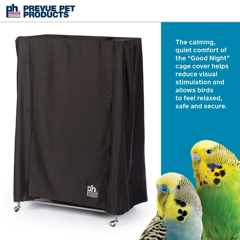 Prevue Pet Products Goodnight Birdcage Cover Black Walmart