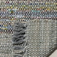 thumbnail image 4 of SAFAVIEH Montauk Jayde Striped Cotton Area Rug, Grey/Multi, 8' x 10', 4 of 6
