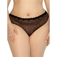 thumbnail image 2 of Smart & Sexy Women's Lace Trim Thong Panty, 2-pack, Style-SA1376, 2 of 9