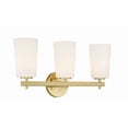 thumbnail image 6 of Crystorama Colton 3 Light Aged Brass Wall Mount - 23.7'' W x 11.50'' H, 6 of 9