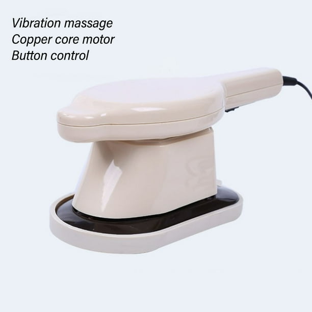 Masajeador Eléctrico De Mano Con Cabezales De Masaje, Forma De