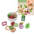 thumbnail image 4 of Fruit Salad Toy, Colorful Learning Spoon Play Kitchen Accessories Toy  For Education For Children, 4 of 8