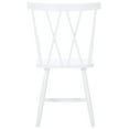 thumbnail image 5 of SAFAVIEH Tayten Classic Wood Solid Dining Bistro Chair, White (Set of 2), 5 of 9