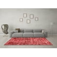 thumbnail image 3 of Ahgly Company Indoor Square Persian Red Traditional Area Rugs, 4' Square, 3 of 4