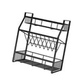 thumbnail image 3 of Estante de almacenamiento de cocina Organizador de botellas de condimentos Estante de metal Soporte para botellas de condimentos de encimera, Plano Eigraketly HA004803-02, 3 of 7