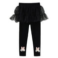 thumbnail image 3 of Jamsmile Toddler Girls Pants Girls Leggings School Tutu Kids Ruffle Tulle Skirts Warm Clothes, 3 of 3