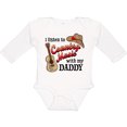 thumbnail image 3 of Inktastic I Listen to Country Music with My Daddy Guitar and Hat Boys or Girls Long Sleeve Baby Bodysuit, 3 of 5
