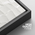 thumbnail image 4 of PixonSign Framed Wall Art Geometric White Minimal Paint Stroke Pattern Abstract Shape Paintings Minimalism Modern Art Decor Contemporary Canvas Prints Fine Art for Rooms - 24"x36" Black, 4 of 5