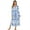 Blue Floral, variant on SEANATIVE Women's Soft Sleep Dress Cozy Long Sleeve Nightgown Button Front Sleep Shirt Full-Length Bedroom Loose Loungewear House Coat, S, Daisy Butterfly