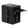 thumbnail image 2 of Universal Travel Adapter Multiple Color Power Adapter All-In-One with 2.1a USB Power Charger Converter Black EU US AU, 2 of 5