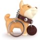 thumbnail image 3 of Lindo animal llavero llavero llavero bolsa decoración regalo (Shiba) Rojo Verde, 3 of 5