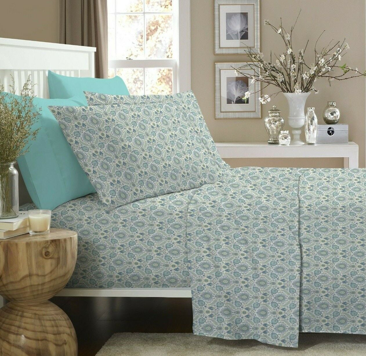 1200 Thread Count 6 Piece 100 Cotton Sheet Sets