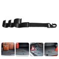 thumbnail image 1 of EXHUMKY 4Ud Gancho Para Cabezal De Asiento Vehicular Negro Organizador De Espacio Para Bolsas Y, 1 of 8