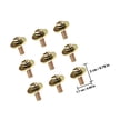 thumbnail image 2 of HEALEEP 20Ud Tornillos De Montaje Dorados Para Con Material Metálico Resistente Para Instrumento, 2 of 8