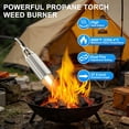 thumbnail image 5 of Propane Torch Weed Burner Kit, High Output with Long/Short Mode, Heavy Duty Blow Torch Flamethrower with 12.5FT Hose, Dual Fuel Support for Weed Burning, Melting Ice and Snow, Roofing and BBQ, 5 of 7