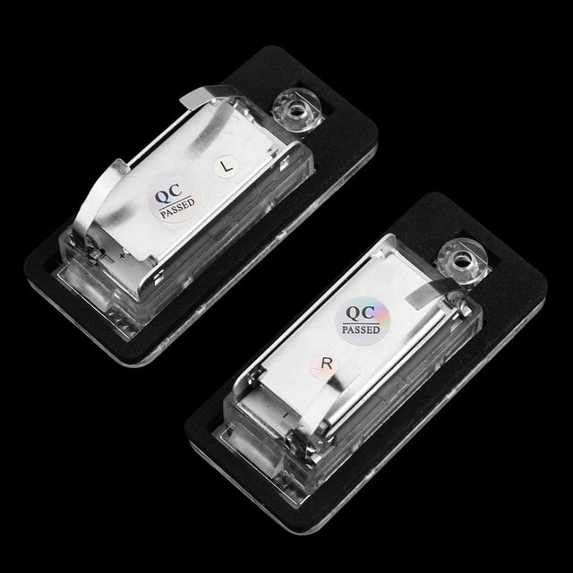 Luces de matrícula Ecomeon 2 Piezas LED para coche compatible con Audi A3 S3 A4 S4 B6 B7 A6 C6 S6