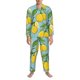 thumbnail image 3 of Balery Lemon Pijama para Hombre de Dos Piezas con Manga Larga, Conjunto de Dormir y Descanso Suave con Bolsillos-Large, 3 of 7