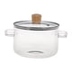 thumbnail image 3 of Cacerola de vidrio con tapa, Cacerola de vidrio con tapa, Comida para bebés, sopa y papilla 1500ML, 3 of 9