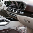 thumbnail image 7 of Wukai Daisies Flowers Print Car Trash Can - Easy to Clean Hanging Garbage Bin - Removable Liner - Leak-Car Garbage Can - Waterproof Trash Can for Car and SUV, 7 of 7