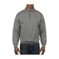 thumbnail image 2 of Comfort Colors - Garment-Dyed Quarter Zip Sweatshirt - 1580 - Grey - Size: XL, 2 of 3