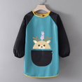 thumbnail image 1 of Mono para niños, ropa para pintar, delantal impermeable de manga larga para bebés, delantal con estampado artístico para jardín de infantes, mono para pintar, 1 of 5
