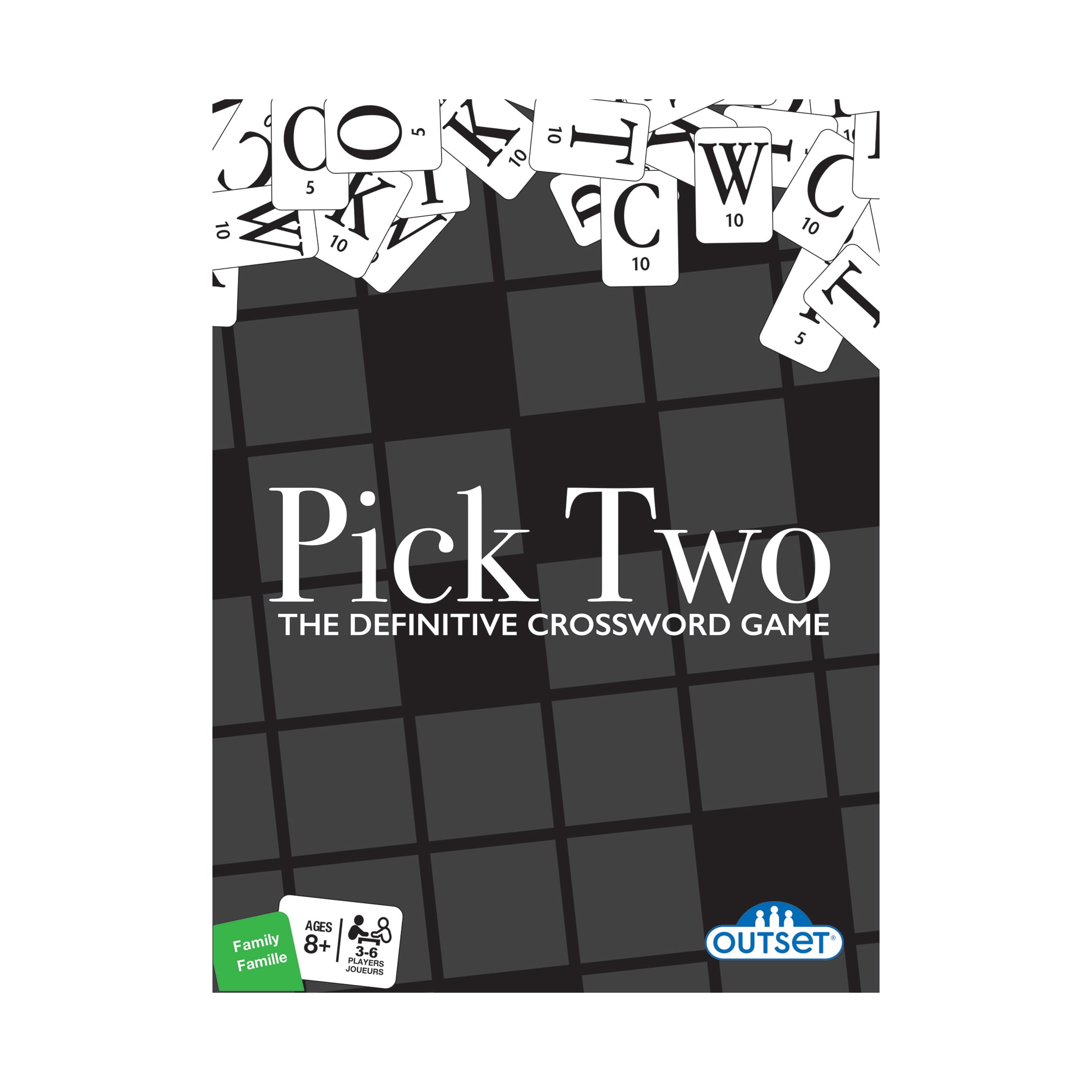 Pick Two: the Definitive Crossword Game Box Edition Tile Game, by