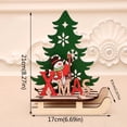 thumbnail image 2 of Xihbxyly Artículos Por Menos de $10 Adorno Navideño de Madera con Forma de Muñeco de Nieve de Papá Noel para Hacer Tú Mismo, 2 of 2