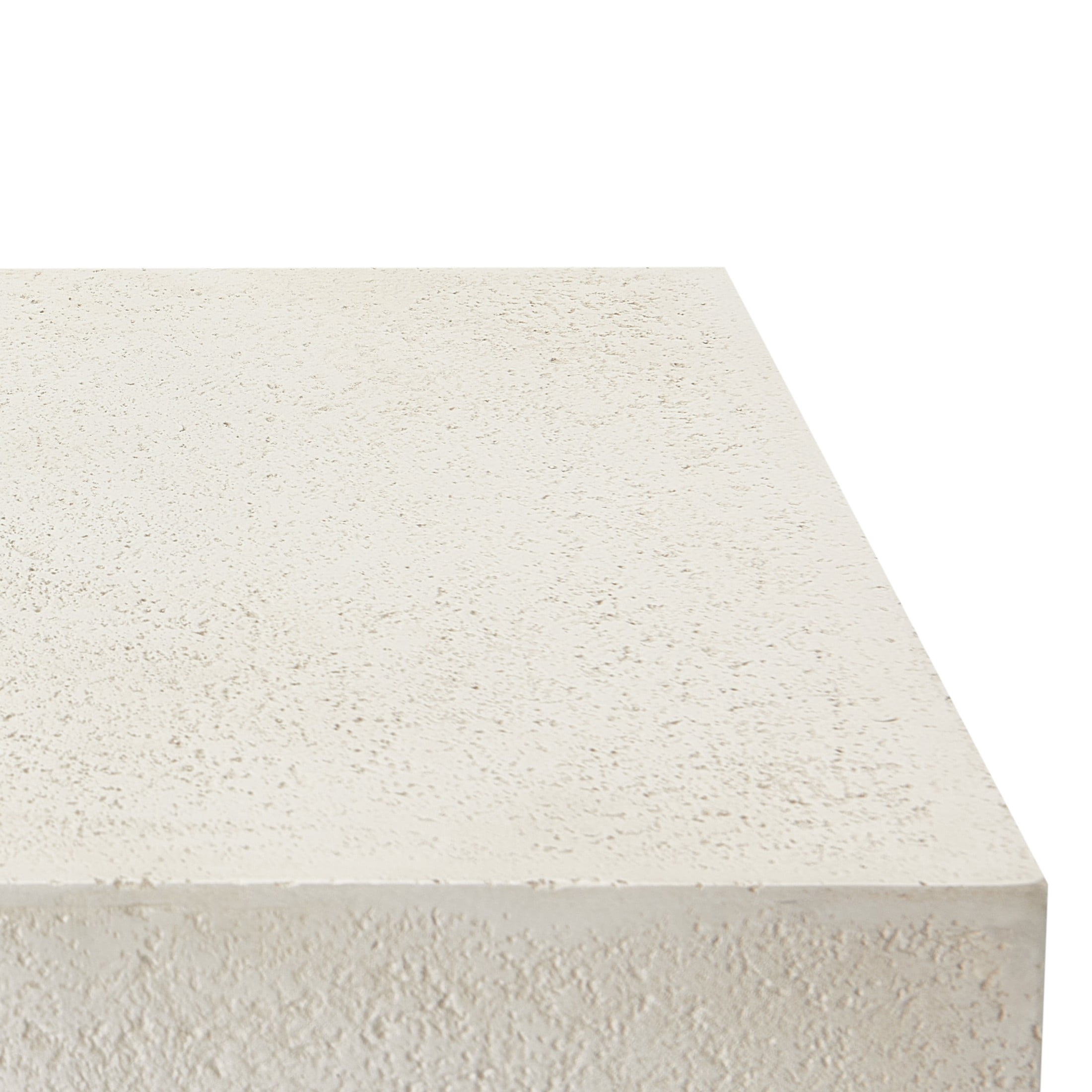 Christopher Knight Home 21.45" H Square Side Table, MgO End Table for Indoor and Outdoor Use, Antique White