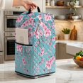 thumbnail image 4 of SEANATIVE Blender Cover with Handle Cherry Blossom Teal Blue Pink, 4 of 7