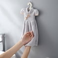 thumbnail image 4 of Hand Towels Cute Dress Shape Hand Towel Absorbent Kitchen Bathroom Towel for Wall Mounted Kitchen Bathroom Supplies, 4 of 9