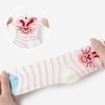 thumbnail image 6 of Nmmacb 9M-5Year Toddler Socks 5 Pairs Infant Baby Kids Socks for Boy Girls Spring Summer Thin Mesh Cute Cartoon Fall Breathable Socks, 6 of 8